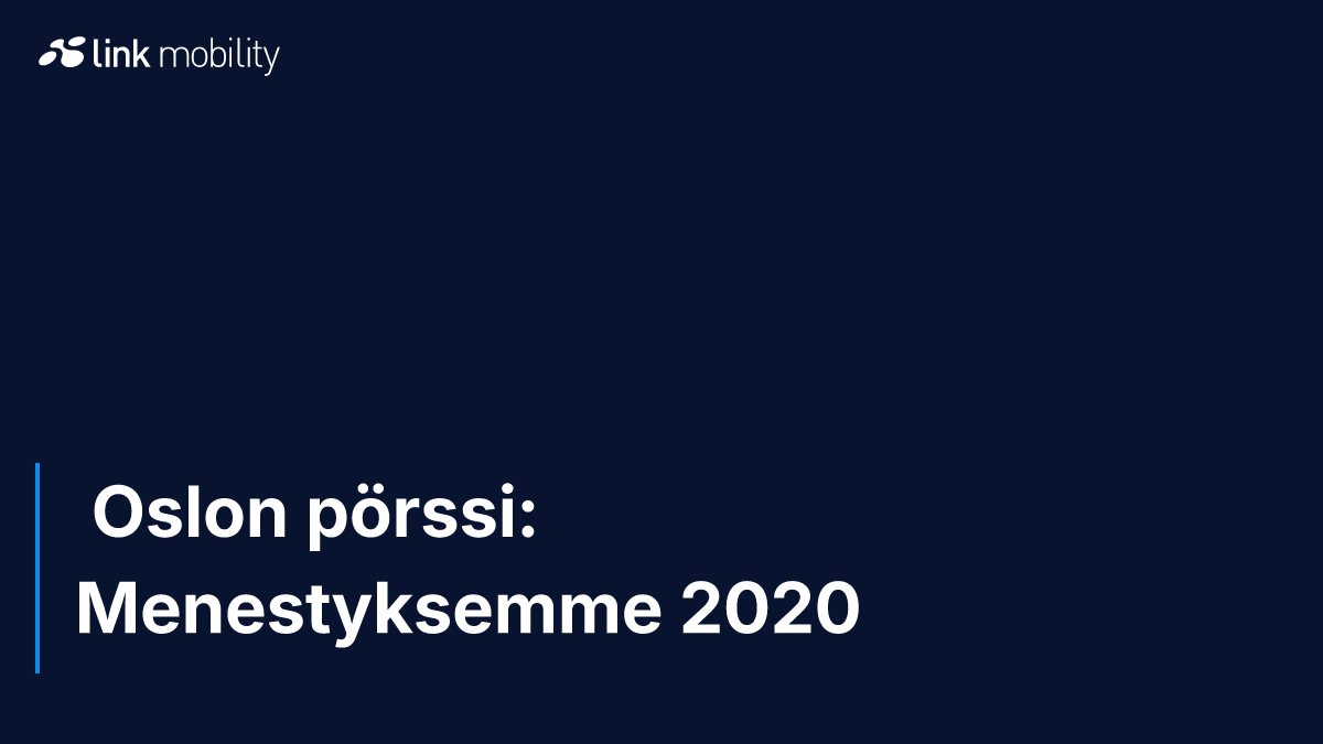  Oslon pörssi: Menestyksemme 2020