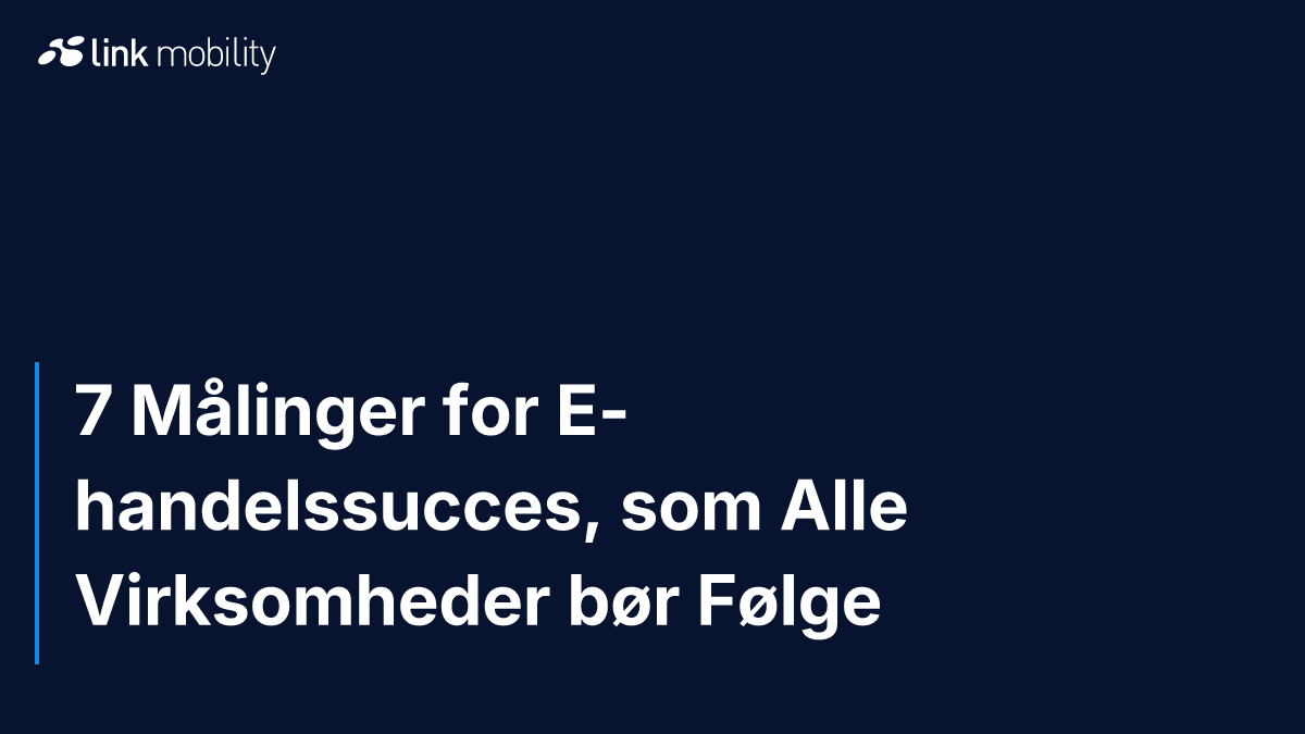 7 Målinger for E-handelssucces, som Alle Virksomheder bør Følge