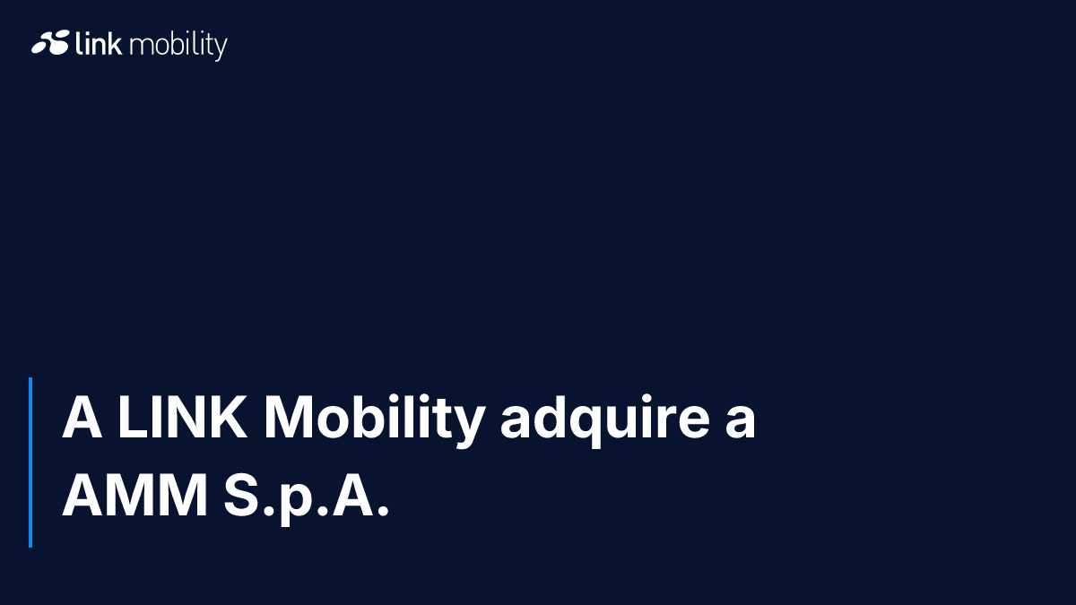 A LINK Mobility adquire a AMM S.p.A.