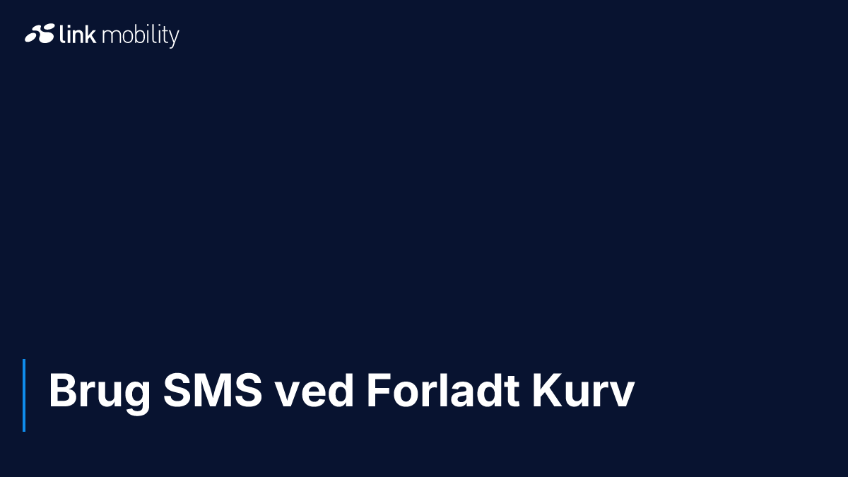 Brug SMS ved Forladt Kurv