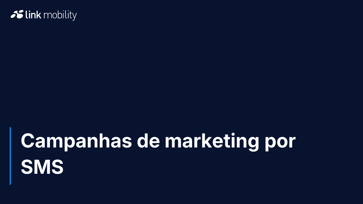 Campanhas de marketing por SMS