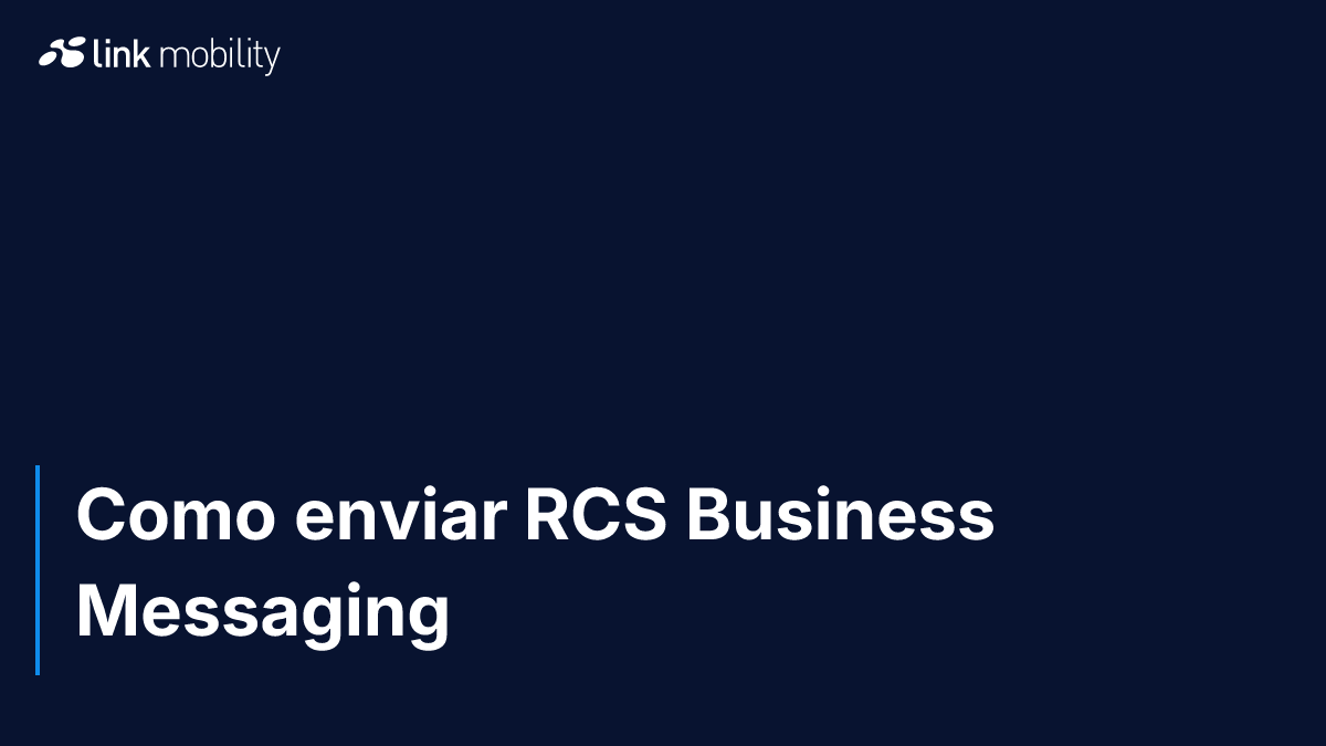 Como enviar RCS Business Messaging