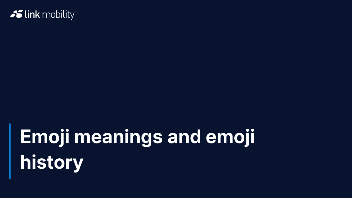 Emoji meanings and emoji history
