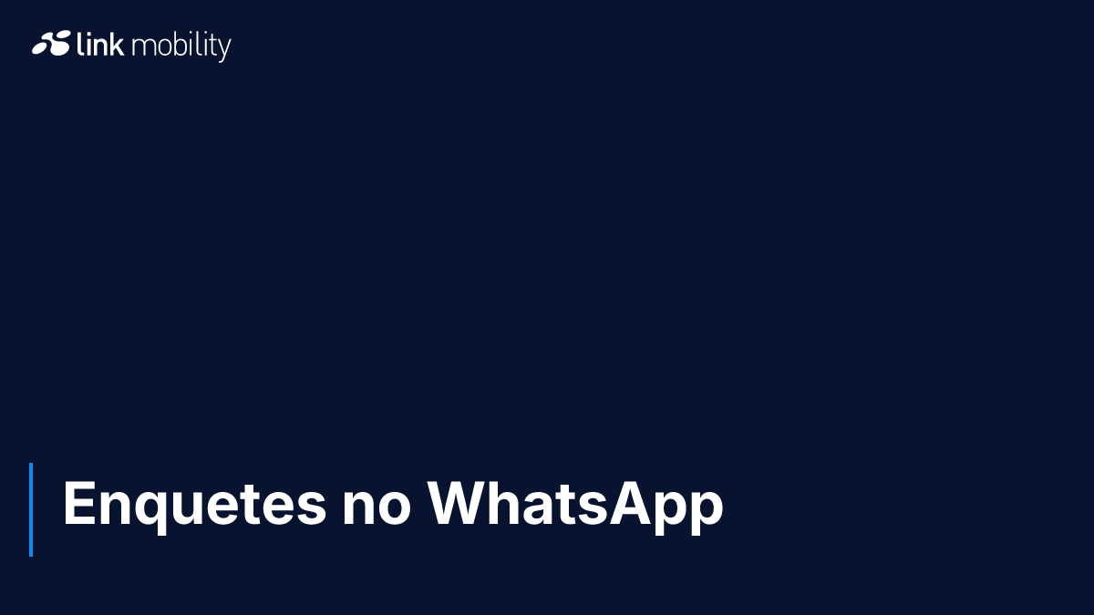 Enquetes no WhatsApp
