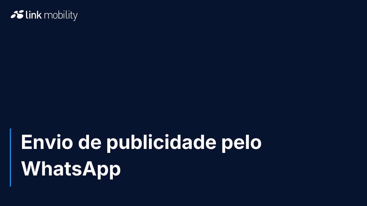 Envio de publicidade pelo WhatsApp
