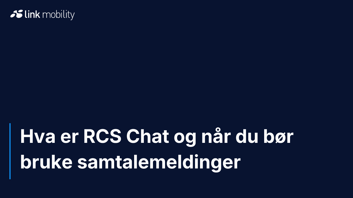 Hva er RCS Chat og når du bør bruke samtalemeldinger
