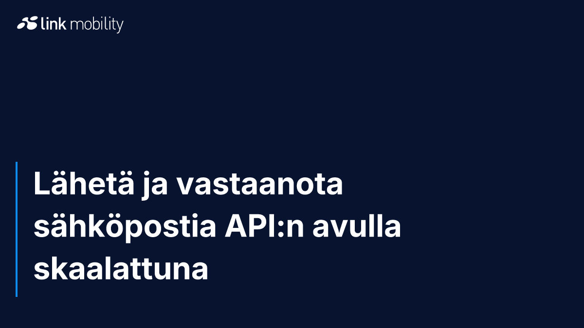 Lähetä ja vastaanota sähköpostia API:n avulla skaalattuna