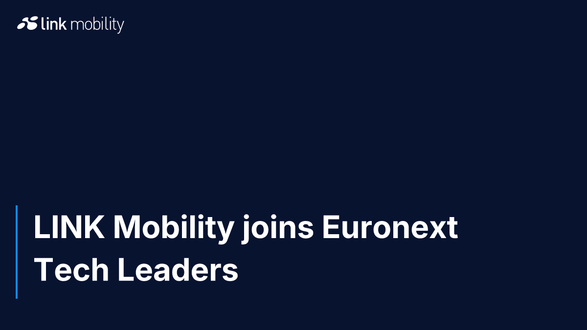 LINK Mobility joins Euronext Tech Leaders