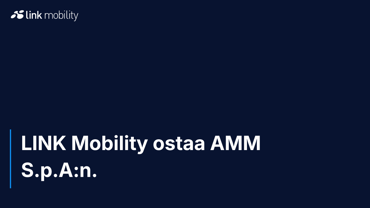 LINK Mobility ostaa AMM S.p.A:n.