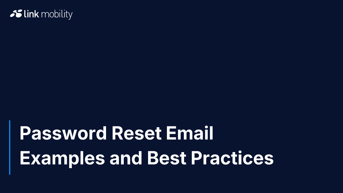 Password Reset Email Examples and Best Practices
