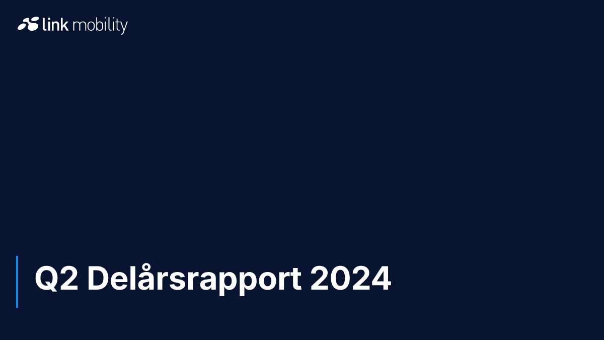Q2 Delårsrapport 2024