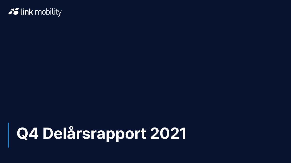 Q4 Delårsrapport 2021