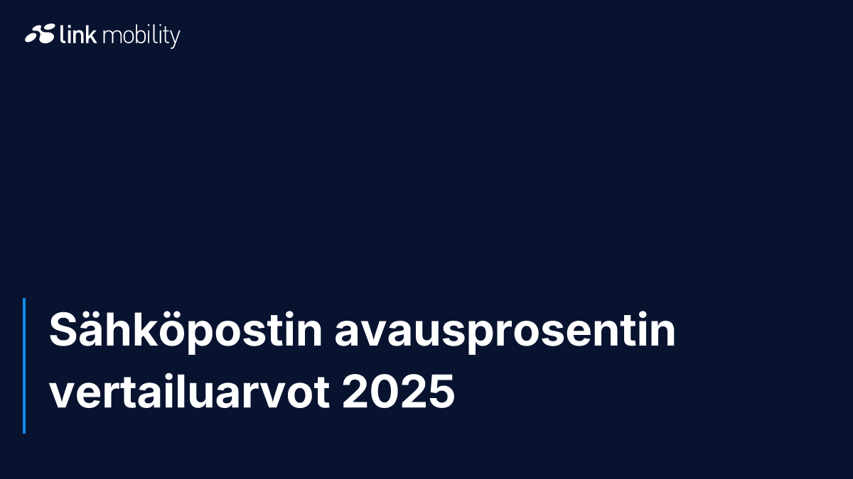 Sähköpostin avausprosentin vertailuarvot 2025