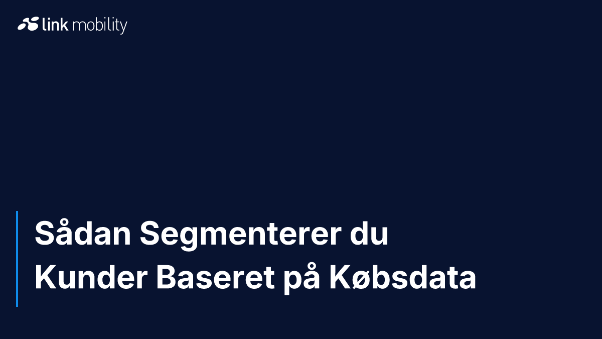 Sådan Segmenterer du Kunder Baseret på Købsdata