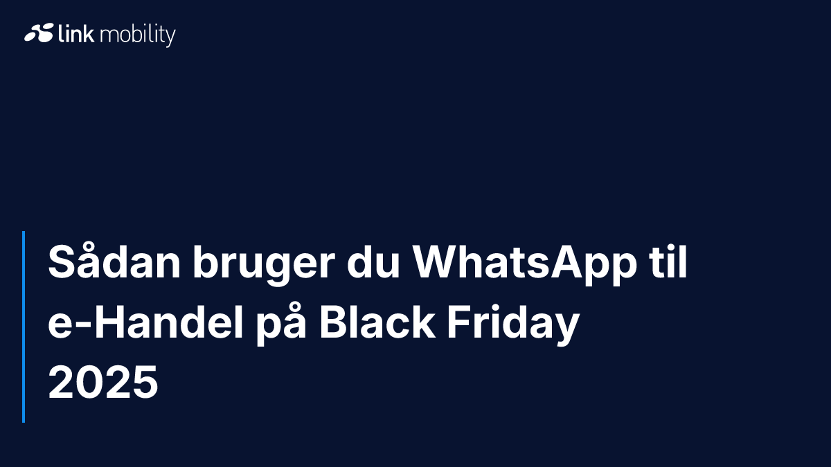 Sådan bruger du WhatsApp til e-Handel på Black Friday 2025