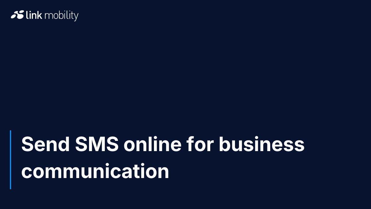Send SMS online for business communication