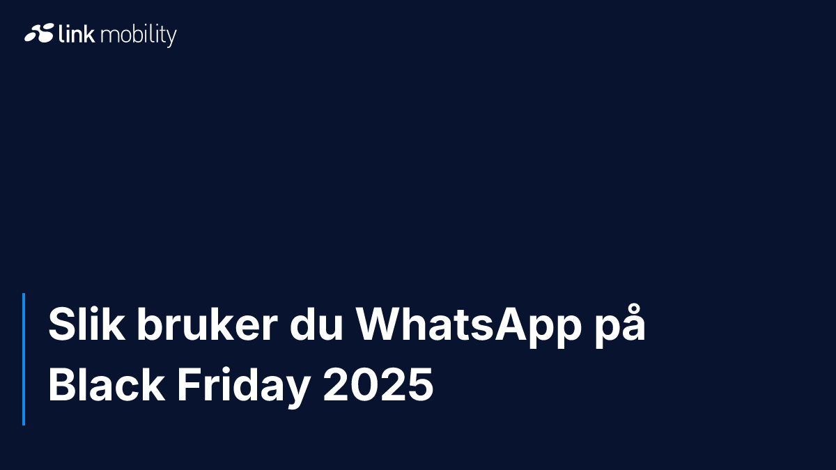 Slik bruker du WhatsApp på Black Friday 2025