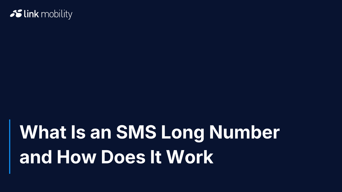 What Is an SMS Long Number and How Does It Work