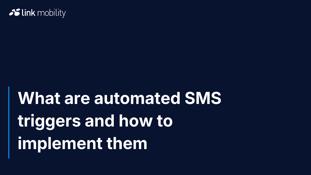 What are automated SMS triggers and how to implement them