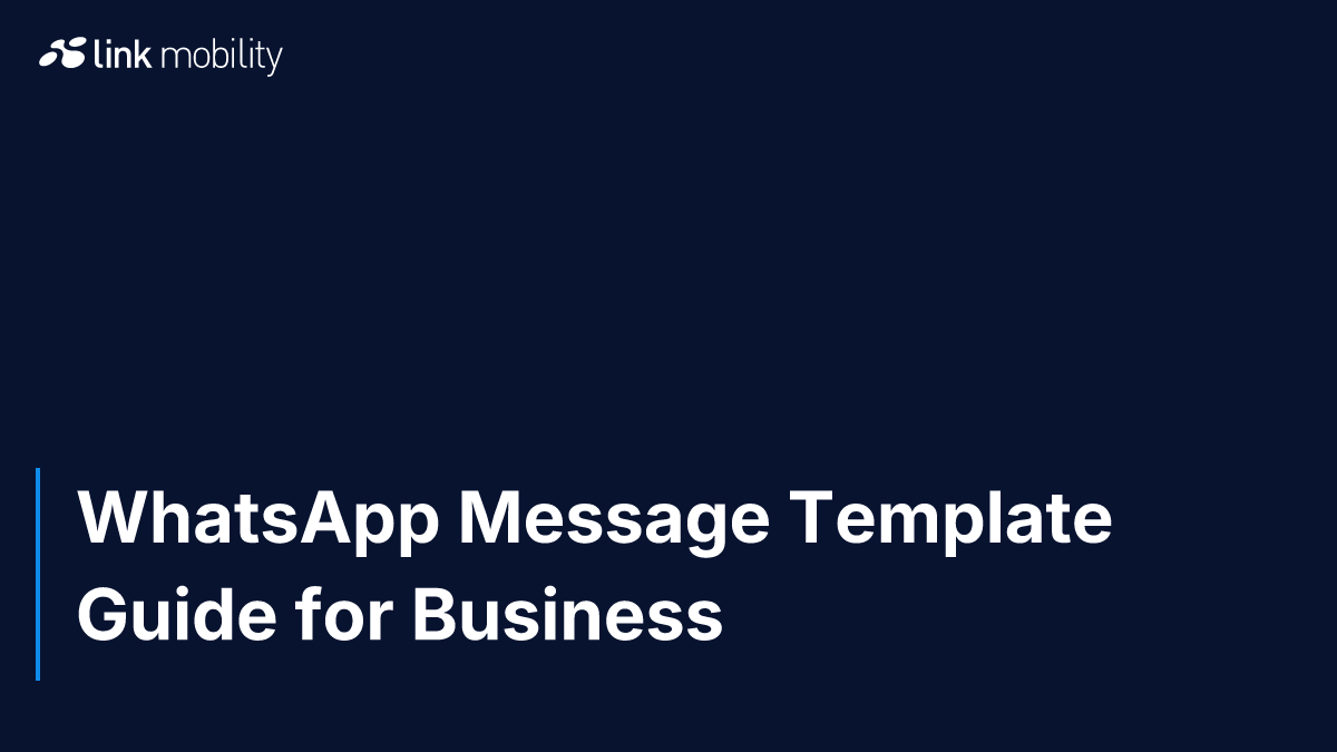 WhatsApp Message Template Guide for Business