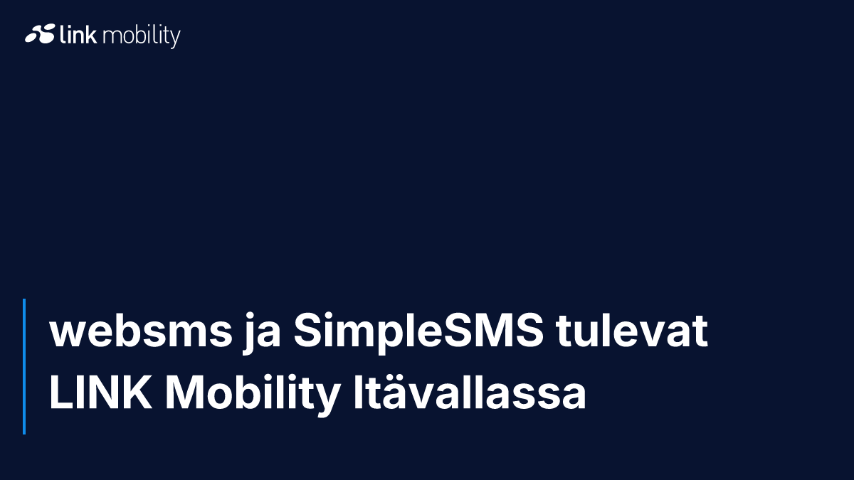 websms ja SimpleSMS tulevat LINK Mobility Itävallassa