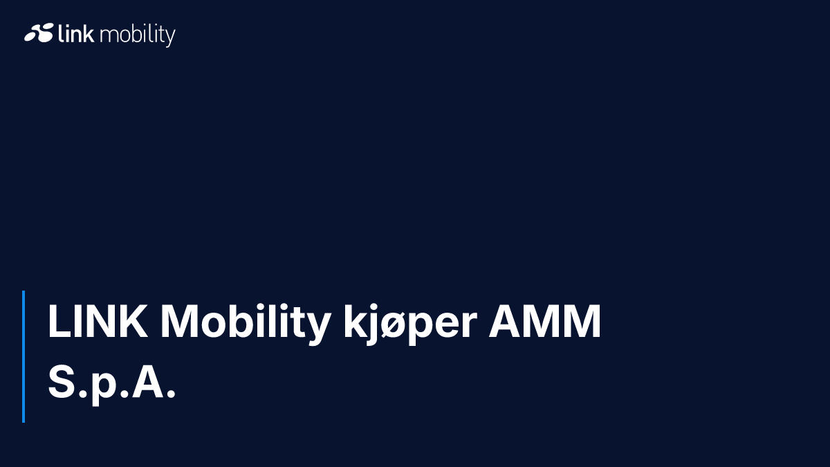 LINK Mobility kjøper AMM S.p.A.