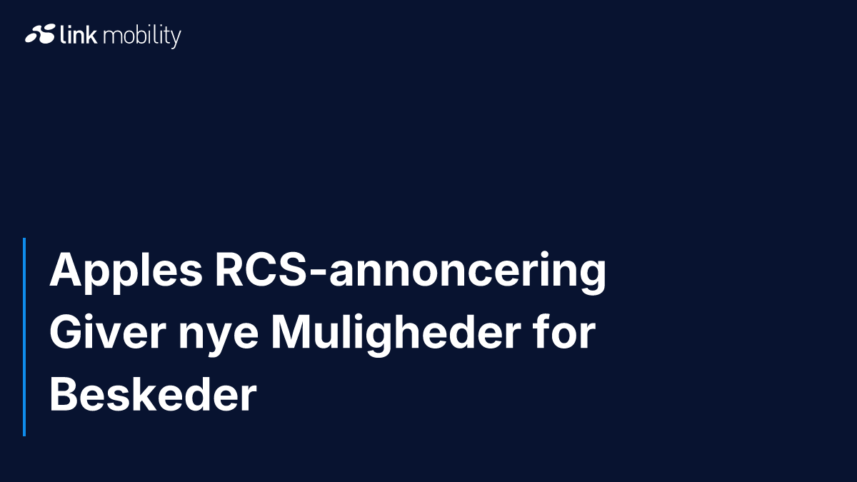 Apples RCS-annoncering Giver nye Muligheder for Beskeder