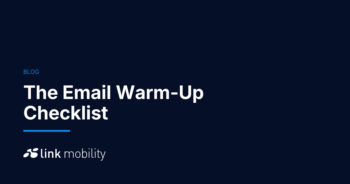 The Email Warm-Up Checklist