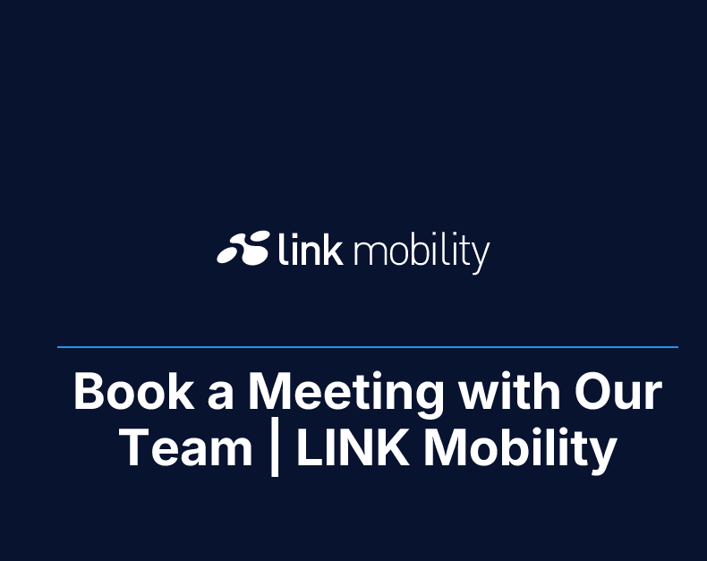 Book a Meeting with our Team | LINK Mobility