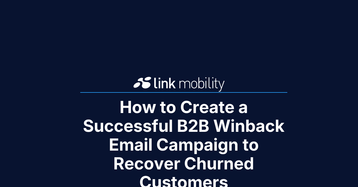 How to Create a Successful B2B Winback Email Campaign to Recover ...