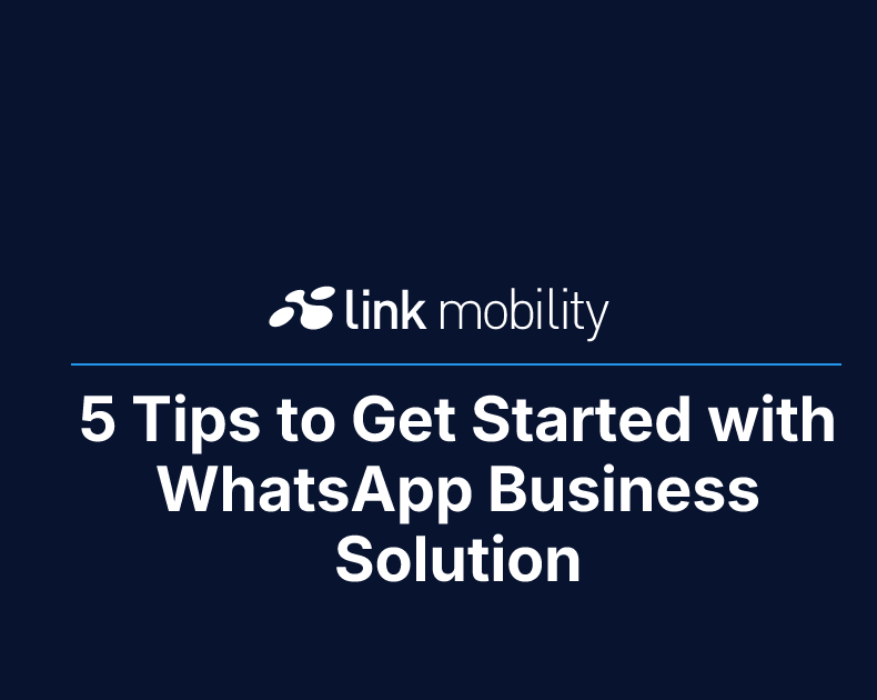 5 Tips to Get Started with WhatsApp Business Solution