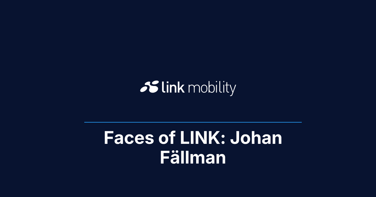Faces of LINK: Johan Fällman