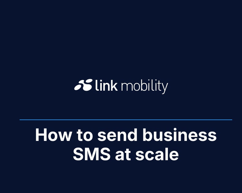 How to send business SMS at scale