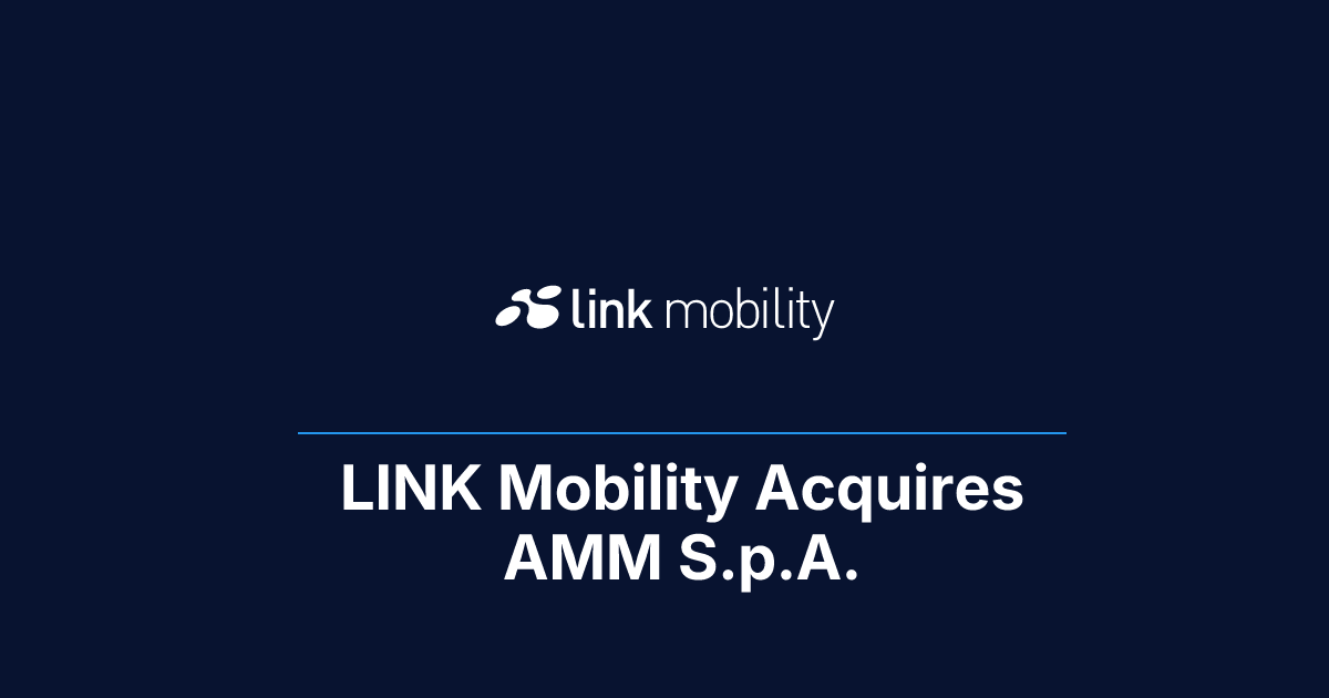 LINK Mobility Acquires AMM S.p.A.