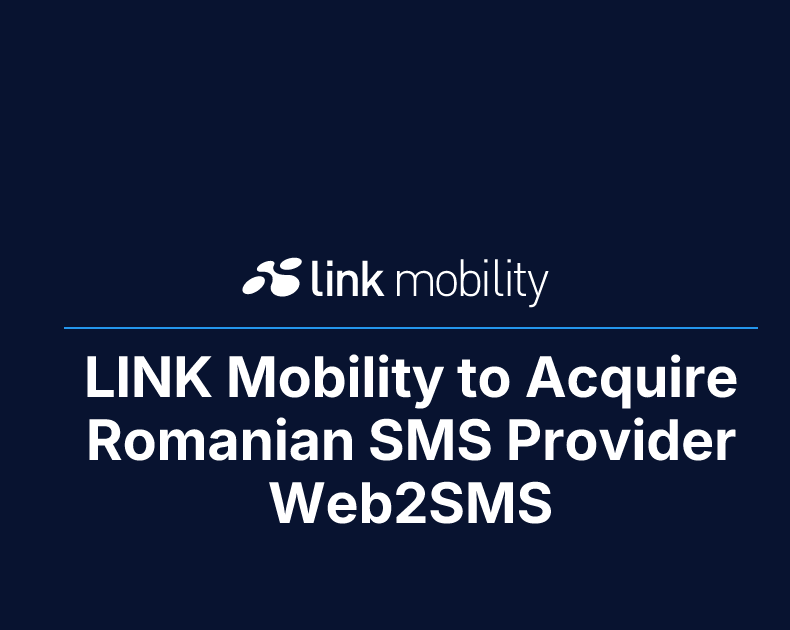 LINK Mobility to Acquire Romanian SMS Provider Web2SMS