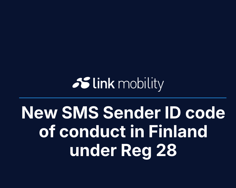 New SMS Sender ID code of conduct in Finland under Reg 28