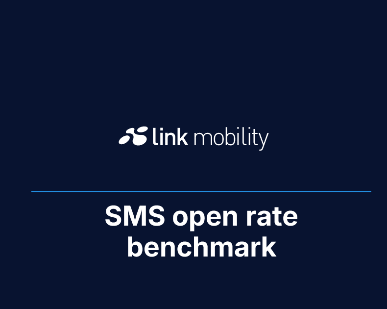 SMS open rate benchmark