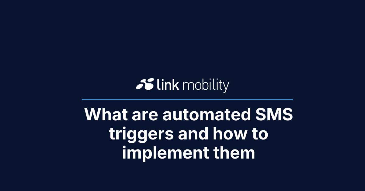 What are automated SMS triggers and how to implement them