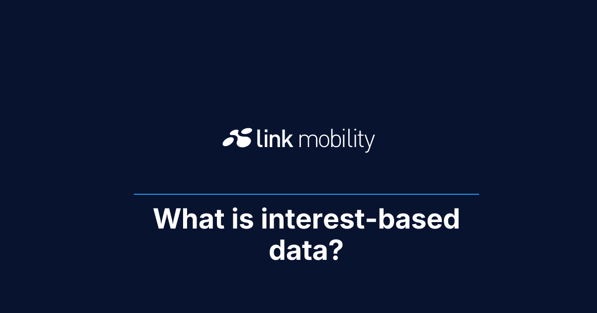 What is interest-based data?