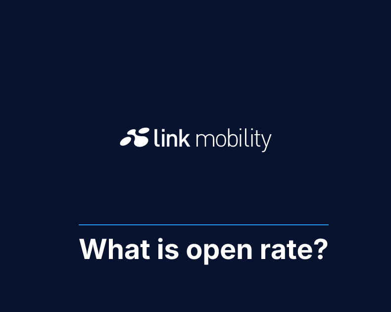 What is open rate?